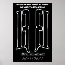 Real Renegade Radio Black Poster