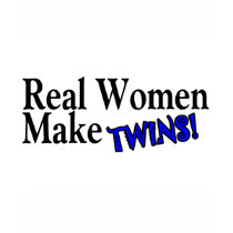 Real Woman Make Twins (Blue)