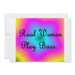 Real Women Play Bass invitations