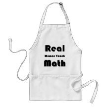 Real Women Teach Math Apron
