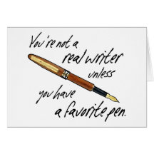 Real Writer Greeting Cards