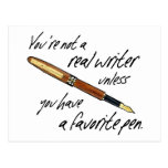 Real Writer Post Card