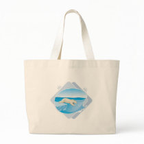 realistic polar bear fishing bags