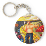 Reality on a Christian Street keychains