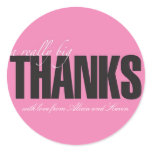 Really Big Thanks Sticker