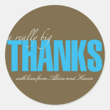 Really Big Thanks Sticker