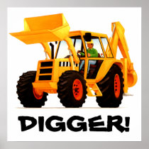 Really Huge Digger Poster