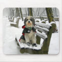 REALLY, REALLY ... I LOVE SNOW! mousepads