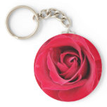 really red rose keyring keychain