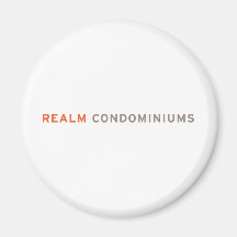 Realm Condominiums Refrigerator Magnet