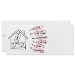 Realty Property Values Flow Chart Customized Rack Card