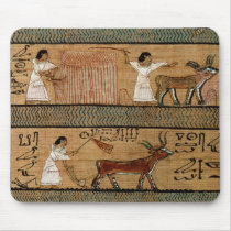 Reaping and ploughing, detail a depiction mouse pads