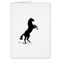 Rearing Horse Greeting Card