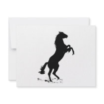 Rearing Horse Personalized Invitations