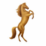 Rearing Horse Ornament photo sculptures