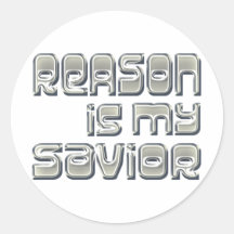 Reason is my Saviour Round Stickers