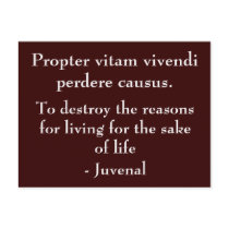 Reasons For Living Postcards
