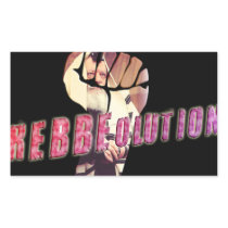 Rebbe Revolution Rectangular Stickers