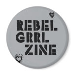 Rebel Grrl Zine magnets