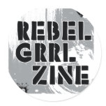 Rebel Grrl Zine stickers
