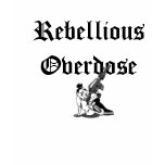 Rebellious Over dose Machine gun girl tee t-shirts