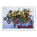"Rebels without a Claus" Holiday Greeting Card