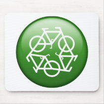 ReBicycle Green Mouse Pad