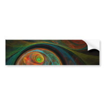 Rebirth Abstract Art Bumper Sticker