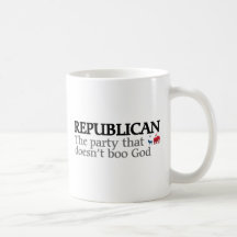 Rebublican The Party That Doesn't Boo God Coffee Mugs