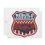 REBUILD AMERICA invitations