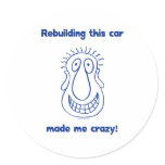 Rebuilding An Old Car Sticker