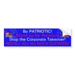 RECALL ALL THE KOCH SUCKERS! BUMPER STICKERS