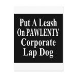Recall Governor Pawlenty Koch Oil's  Evil Minion Postcards