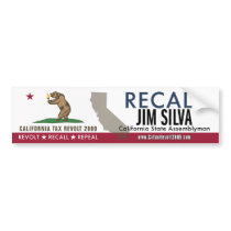 Recall Jim Silva Bumper Sticker