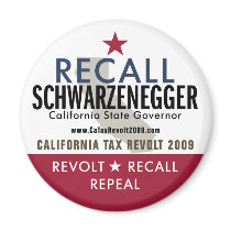 Recall Schwarzenegger Magnet