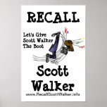 Recall Scott Walker Protest Poster