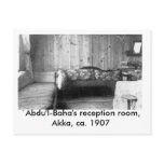 Receiption Room, House of `Abdu'llah Pasha, Akka` Postcards