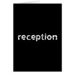 Reception cards