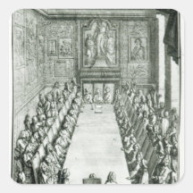 Reception of an Member of the French Academy Square Sticker