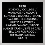 RECESSION POSTER #1: The Life List posters