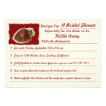Recipe Bridal Shower Invitations