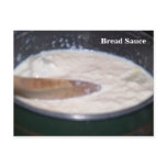 Recipe Card - Bread Sauce postcards