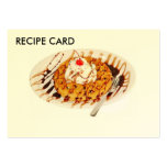 RECIPE CARD business cards