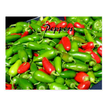 Recipe Card - Peppers Post Cards