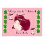 Recipe card (small) Apple design Business Card Template