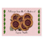 Recipe card (small) Sunflower design