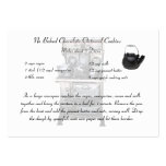 Recipe card smaller size business cards