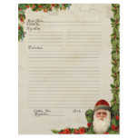 Recipe Family Santa Vintage Christmas Cookbook flyers