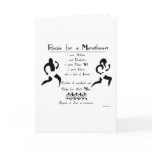 Recipe For a Marathoner Best Of Luck cards