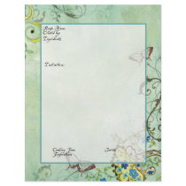 Recipe Page Family Heritage Cookbook Recipe Binder